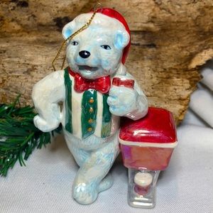 🎄Coca Cola 2003 Bear with Soda Machine